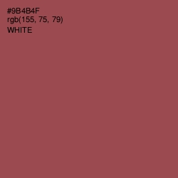#9B4B4F - Copper Rust Color Image